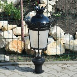 Historische Gartenleuchte Für Poller Und Pfeiler Aus Gusseisen - Viska