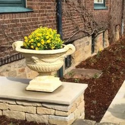 Historische Steinguss Gartenvase - Florentine -Gartenwelt Geschaft historische steinguss gartenvase florentine3