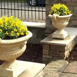 Historische Steinguss Gartenvase - Florentine -Gartenwelt Geschaft historische steinguss gartenvase florentine6