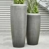 Hohe Garten Pflanzgefäße Aus Polystone Mit Einsatz - Verezzi