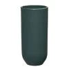 Hohes Pflanzgefäß Für Draußen - Steinzeug Frostsicher - Grün - Varius Olivum