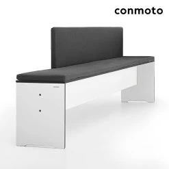 HPL Sitzbank Für 3 Personen Mit Rückenlehne - Gartenbank Riva