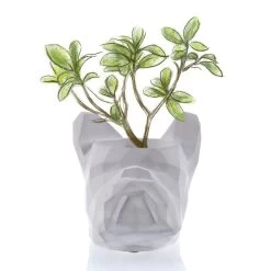 Hundekopf Als Blumentopf - Modernes Design - Bulldogge - Seurat -Gartenwelt Geschaft hundekopf als blumentopf modernes design bulldogge seurat3