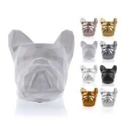 Hundekopf Als Blumentopf - Modernes Design - Bulldogge - Seurat -Gartenwelt Geschaft hundekopf als blumentopf modernes design bulldogge seurat4
