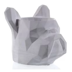 Hundekopf Als Blumentopf - Modernes Design - Bulldogge - Seurat -Gartenwelt Geschaft hundekopf als blumentopf modernes design bulldogge seurat5