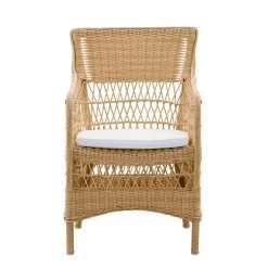 In Handarbeit Geflochtener Gartensessel In Hellbraun - Gartensessel Malte -Gartenwelt Geschaft in handarbeit geflochtener gartensessel in hellbraun gartensessel malte3