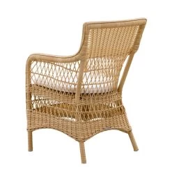 In Handarbeit Geflochtener Gartensessel In Hellbraun - Gartensessel Malte -Gartenwelt Geschaft in handarbeit geflochtener gartensessel in hellbraun gartensessel malte5