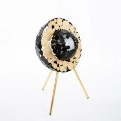 Individuell Vom Künstler Gefertigte Lampe Mit Goldeffekt - Celia