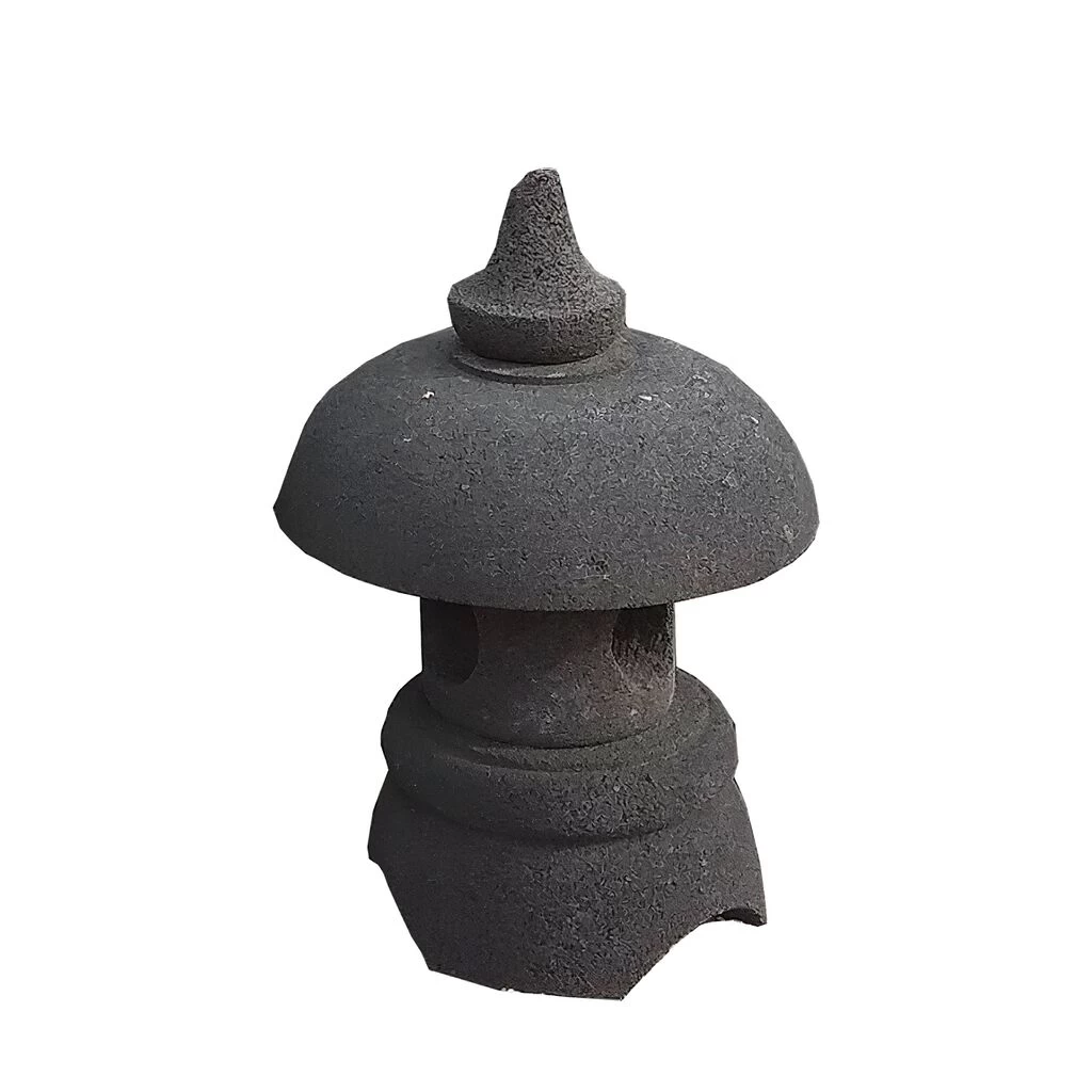 Japanische Gartenlaterne Unikat Aus Lavastein - Yuuki 1 Japanische Gartenlaterne Unikat Aus Lavastein - Yuuki