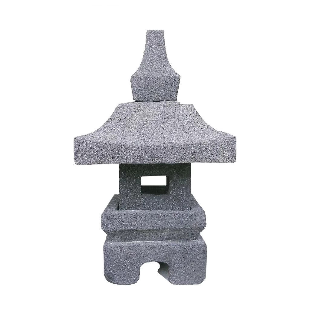 Japanische Steinlaterne Aus Lavastein Unikat 2 Japanische Steinlaterne Aus Lavastein Unikat – Bild 2