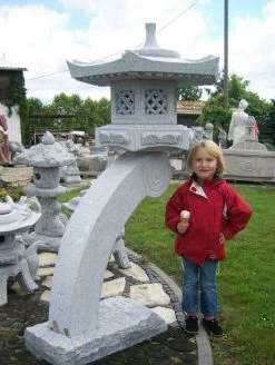 Japanische Steinlaterne Naturstein - Nigata -Gartenwelt Geschaft japanische steinlaterne naturstein nigata5