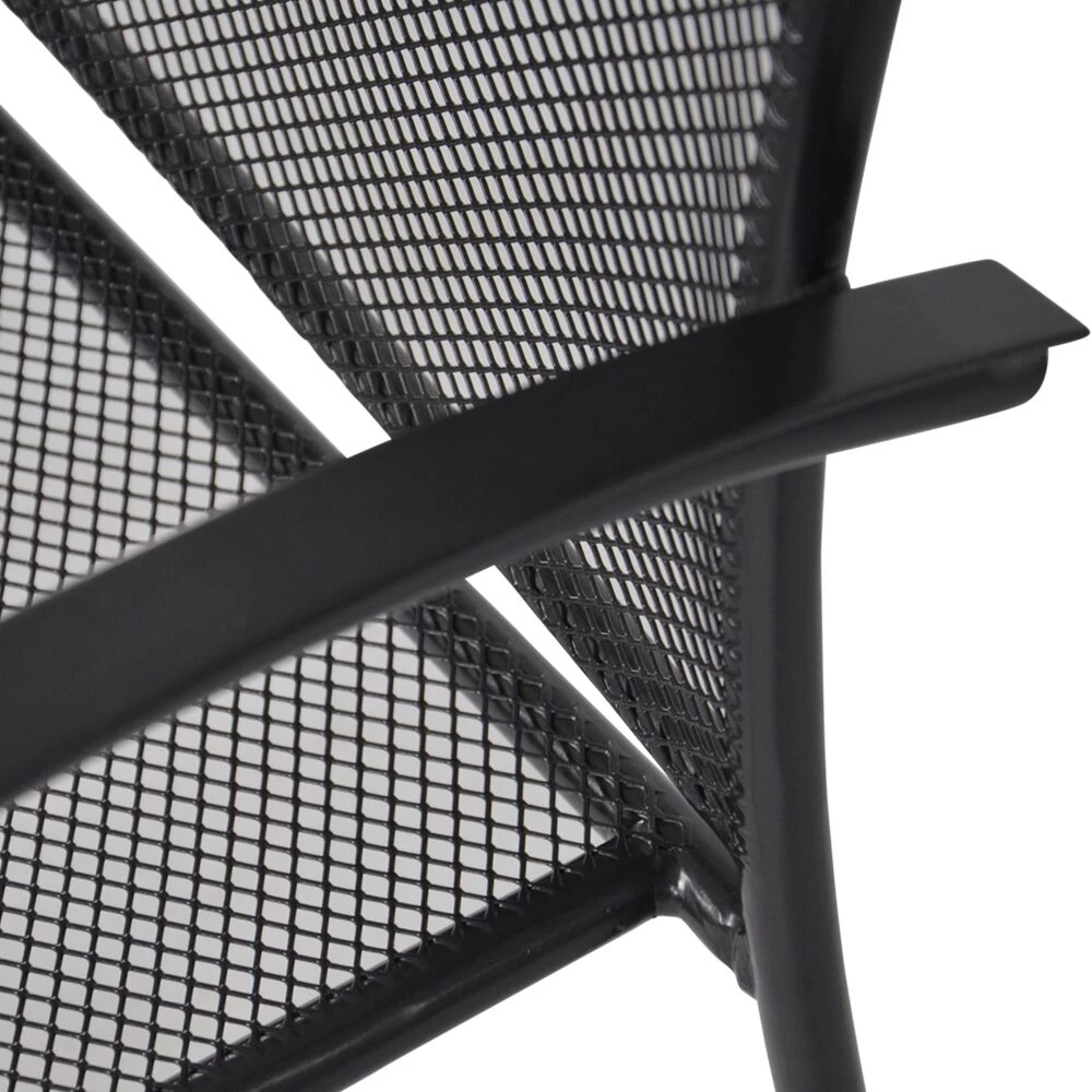 Klassische 2-Sitzer Gartenbank Aus Stahl In Anthrazit - Bank Hador 2 Klassische 2-Sitzer Gartenbank Aus Stahl In Anthrazit - Bank Hador – Bild 2