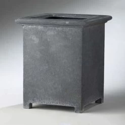 Klassischer Pflanzkübel Stahl/Cortenstahl - Eckig - Meradina Geran