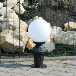 Kleine Gusseisen Leuchte Für Poller Und Pfeiler - Valdis