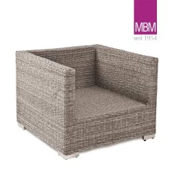 Komfortabler Geflochtener Loungesessel Von MBM - Loungesessel Bellini