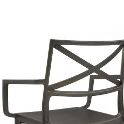 Kunststoff Gartenstuhl In Metalloptik Im Landhaus-Stil - Antikora -Gartenwelt Geschaft kunststoff gartenstuhl in metalloptik im landhaus stil antikora3