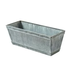 Langer Metall Blumenkasten Für Den Garten - Jerulano