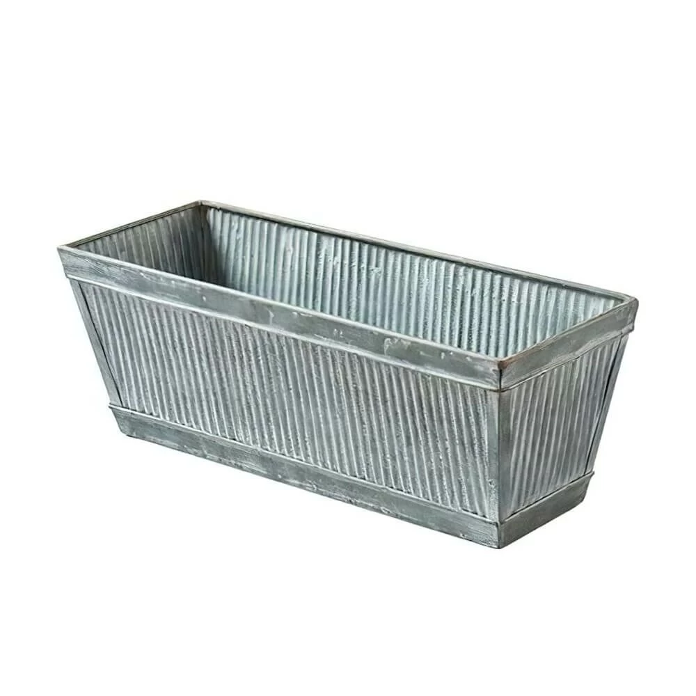 Langer Metall Blumenkasten Für Den Garten - Jerulano 1 Langer Metall Blumenkasten Für Den Garten - Jerulano