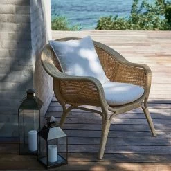 Loungesessel Für Den Garten In Natürlicher Rattanoptik - Sessel Kjer -Gartenwelt Geschaft loungesessel fuer den garten in natuerlicher rattanoptik sessel kjer4