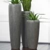 Moderne Garten Pflanzvase Aus Polystone In Grau - Rango