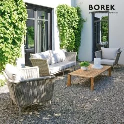 Moderner Garten Loungesessel - Beige - Borek - Aluminium & Seil Geflecht - Valldemossa Loungesessel -Gartenwelt Geschaft moderner garten loungesessel beige borek aluminium seil geflecht valldemossa loungesessel3