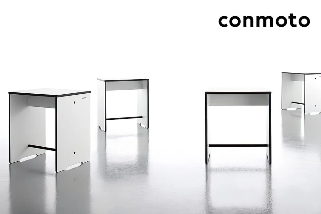 Moderner Gartenhocker Aus HPL Mit Auflage - Riva Hocker 3 Moderner Gartenhocker Aus HPL Mit Auflage - Riva Hocker – Bild 3