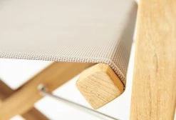 Moderner Gartenstuhl Aus Teakholz & Textilene - Harriett Regiestuhl -Gartenwelt Geschaft moderner gartenstuhl aus teakholz textilene harriett regiestuhl5