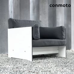 Moderner Loungesessel Aus HPL Mit Polster - Riva Loungesessel