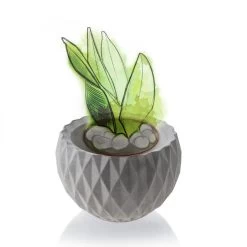 Moderner Pflanztopf Aus Beton Mit Rautenmuster - Koherna -Gartenwelt Geschaft moderner pflanztopf aus beton mit rautenmuster koherna3