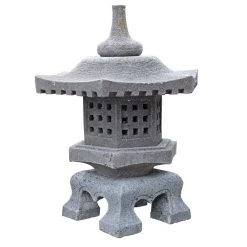 Naturstein Gartenlaterne Im Japanischen Stil - Yonaga
