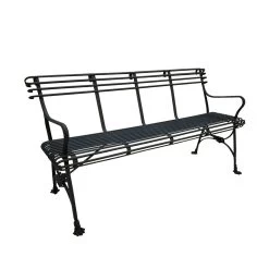 Nostalgische Garten Bank Wetterfest Schmiedeeisen - Macaire