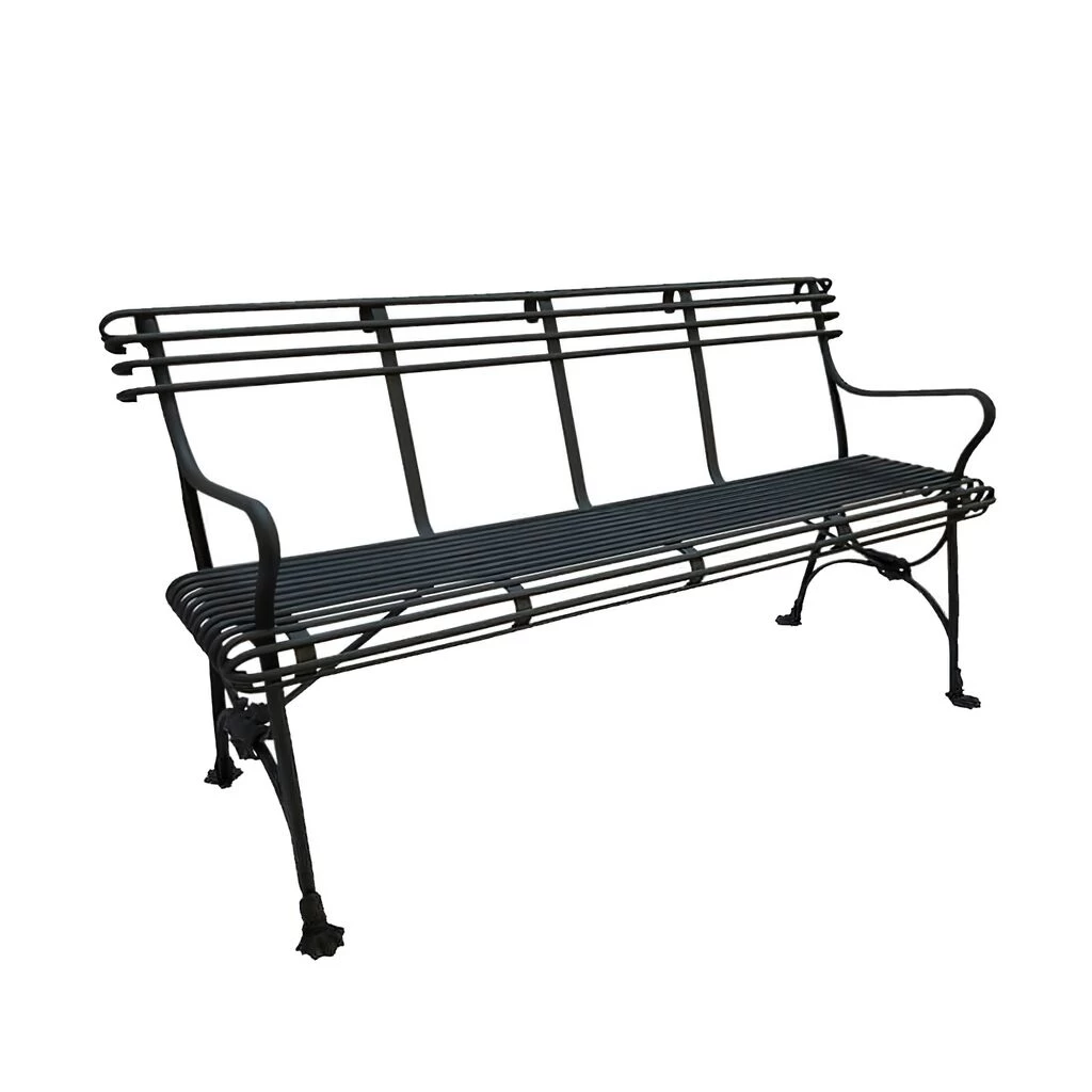 Nostalgische Garten Bank Wetterfest Schmiedeeisen - Macaire 1 Nostalgische Garten Bank Wetterfest Schmiedeeisen - Macaire
