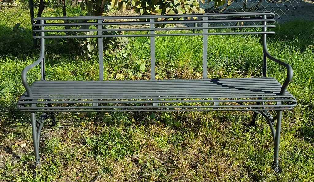 Nostalgische Garten Bank Wetterfest Schmiedeeisen - Macaire 2 Nostalgische Garten Bank Wetterfest Schmiedeeisen - Macaire – Bild 2