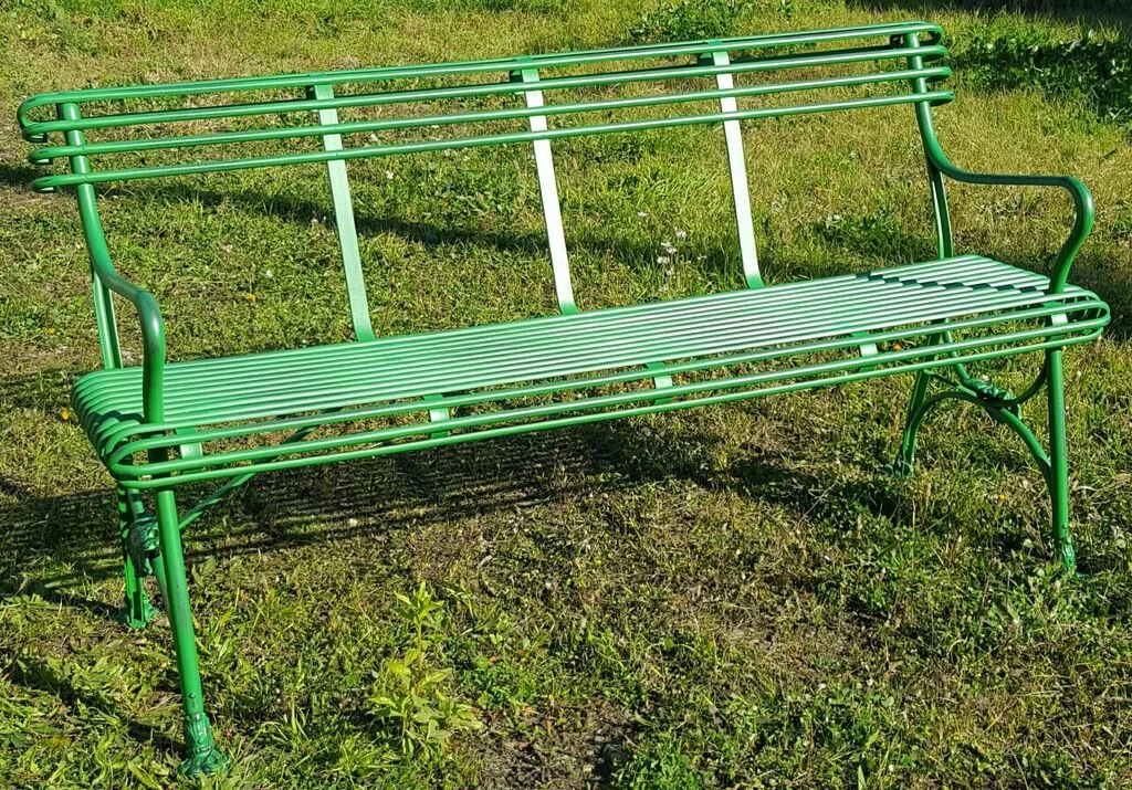 Nostalgische Garten Bank Wetterfest Schmiedeeisen - Macaire 3 Nostalgische Garten Bank Wetterfest Schmiedeeisen - Macaire – Bild 3