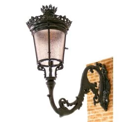 Nostalgische Garten Wandleuchte Aus Gusseisen - Galeno
