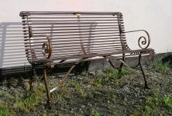 Nostalgische Gartenbank Mit Armlehnen 2-Sitzer - Ginette -Gartenwelt Geschaft nostalgische gartenbank mit armlehnen 2 sitzer ginette3