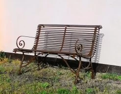 Nostalgische Gartenbank Mit Armlehnen 2-Sitzer - Ginette -Gartenwelt Geschaft nostalgische gartenbank mit armlehnen 2 sitzer ginette4