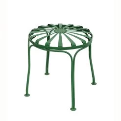 Nostalgischer Metall Hocker Für Den Garten - Tabouret