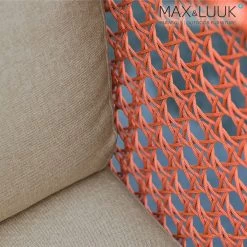 Oranger Retro Loungesessel Mit Armlehnen Für Den Garten Von Max & Luuk - Jane Gartensessel -Gartenwelt Geschaft oranger retro loungesessel mit armlehnen fuer den garten von max luuk jane gartensessel3