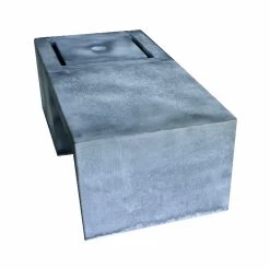 Outdoor 3-Sitzer Bank Mit Quellstein - Stahl Oder Rostoptik - Rafimani