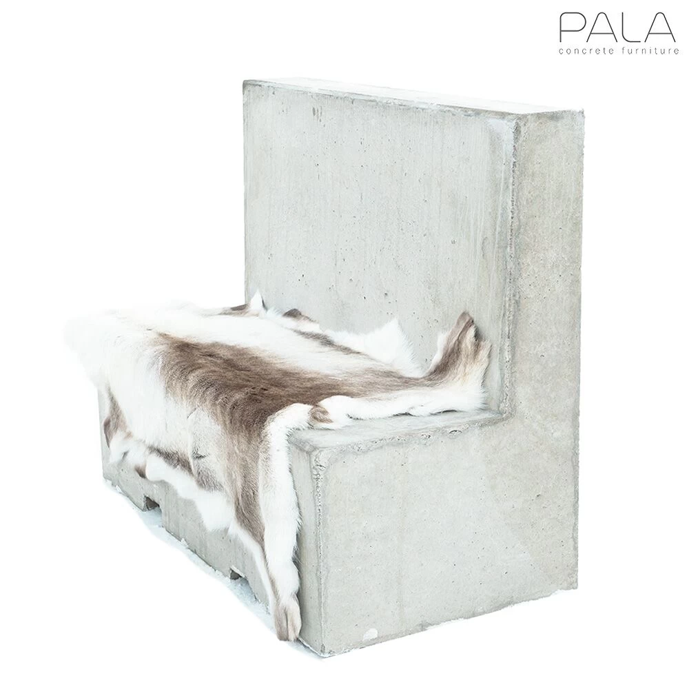 Outdoor Betonbank Für Gärten, Parkanlagen Und Städte - Elino 1 Outdoor Betonbank Für Gärten, Parkanlagen Und Städte - Elino