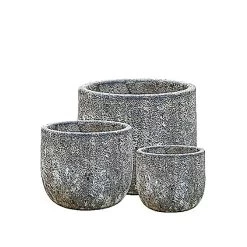 Outdoor Blumenkübel 3er Set Im Antik Look - Severina