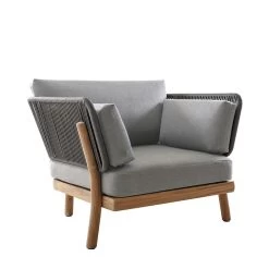 Outdoor Lounge Chair Für Den Garten Mit Polstern - Claire Lounge Chair