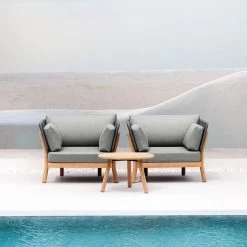 Outdoor Lounge Chair Für Den Garten Mit Polstern - Claire Lounge Chair -Gartenwelt Geschaft outdoor lounge chair fuer den garten mit polstern claire lounge chair4