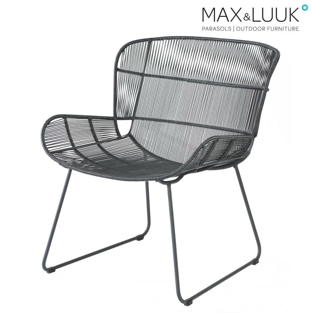 Outdoor Loungesessel Aus Stahl & Kunststoff - Max&Luuk - Modern - Faye Loungesessel 1 Outdoor Loungesessel Aus Stahl & Kunststoff - Max&Luuk - Modern - Faye Loungesessel