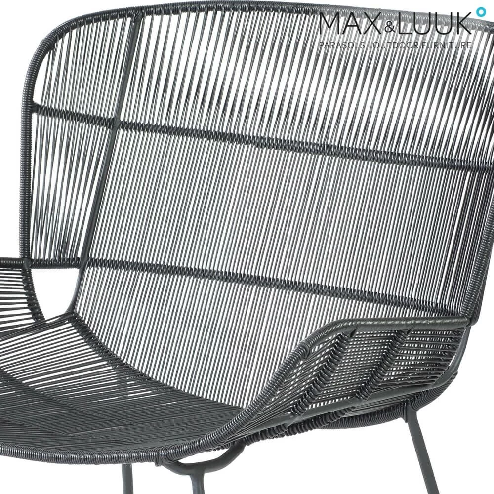 Outdoor Loungesessel Aus Stahl & Kunststoff - Max&Luuk - Modern - Faye Loungesessel 2 Outdoor Loungesessel Aus Stahl & Kunststoff - Max&Luuk - Modern - Faye Loungesessel – Bild 2