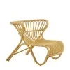 Outdoor-Loungestuhl In Hellem Braunton Aus Alu-Rattan - Loungesessel Minja