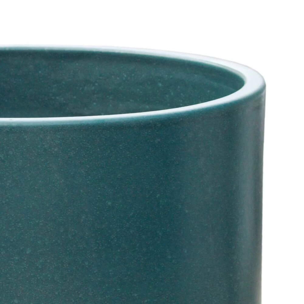 Outdoor Pflanzgefäß Aus Steinzeug - Grün - Frostsicher - Rund - Rivus Verde 2 Outdoor Pflanzgefäß Aus Steinzeug - Grün - Frostsicher - Rund - Rivus Verde – Bild 2