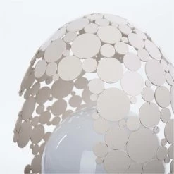 Ovale Lampe Aus Metall Gefertigt Von Künstlerhand - Alvaro -Gartenwelt Geschaft ovale lampe aus metall gefertigt von kuenstlerhand alvaro3