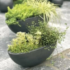 Ovale Pflanzschalen Für Draußen - 2er Set - Keramik - Legumero